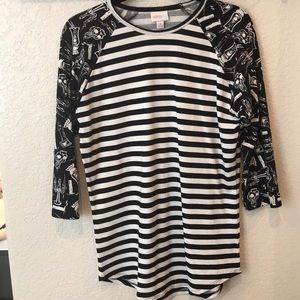 NWOT M Halloween LulaRoe Striped Randy